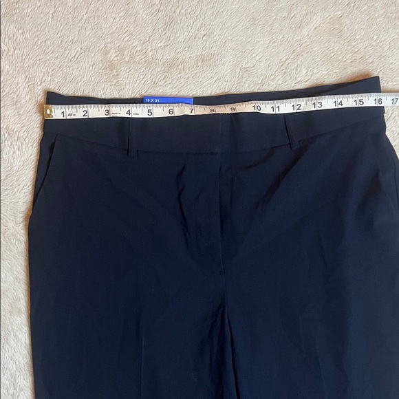 NWT Women's Navy Wide-Leg Dress Pants sz 10 x 31 - Picture 2 of 7